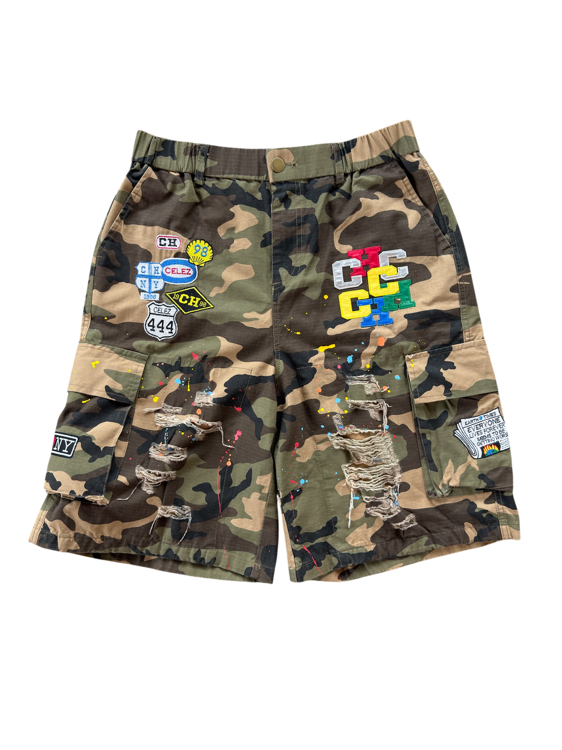 The "98 Riot" Camo Shorts