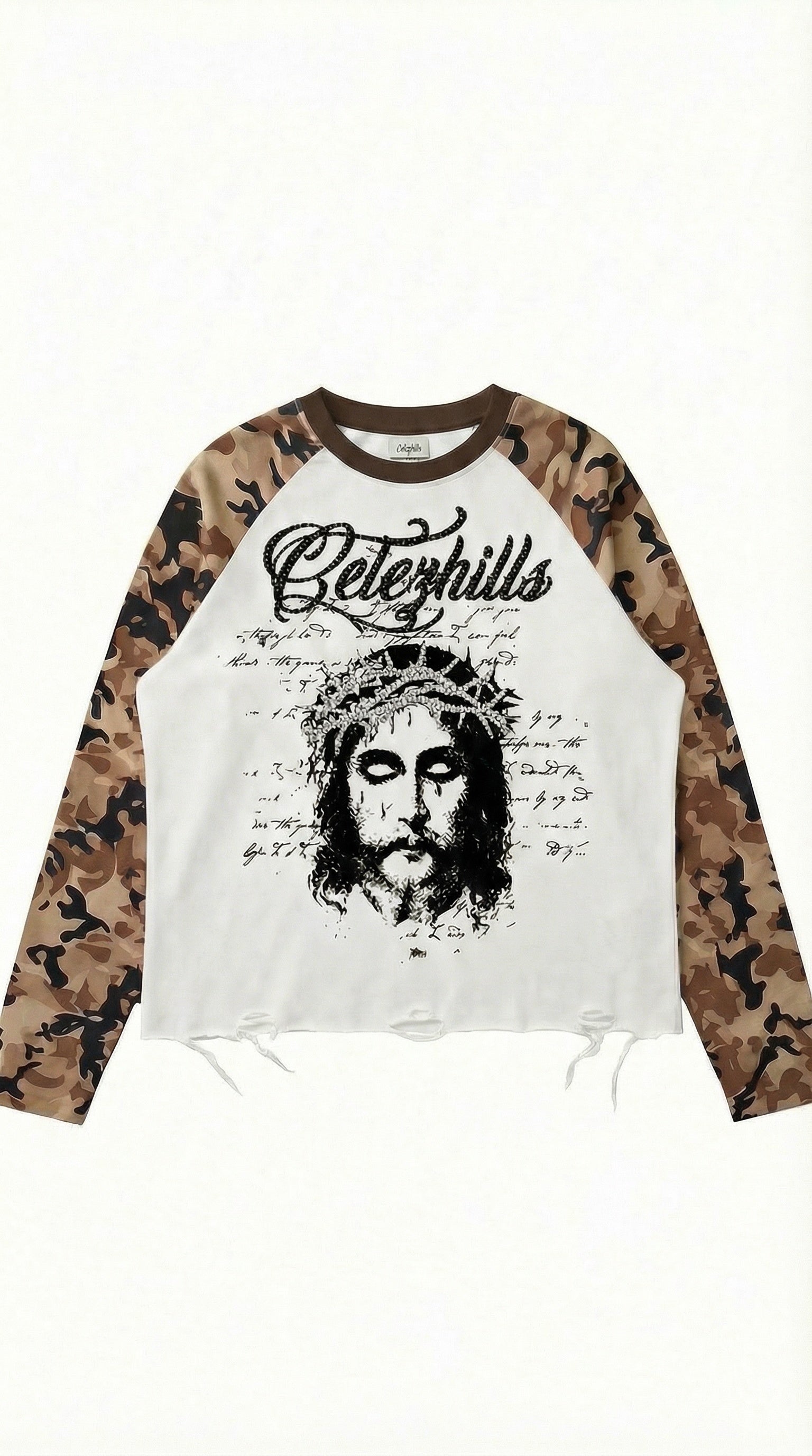 BROWN CAMO JESUS THERMO LONG SLEEVE-1