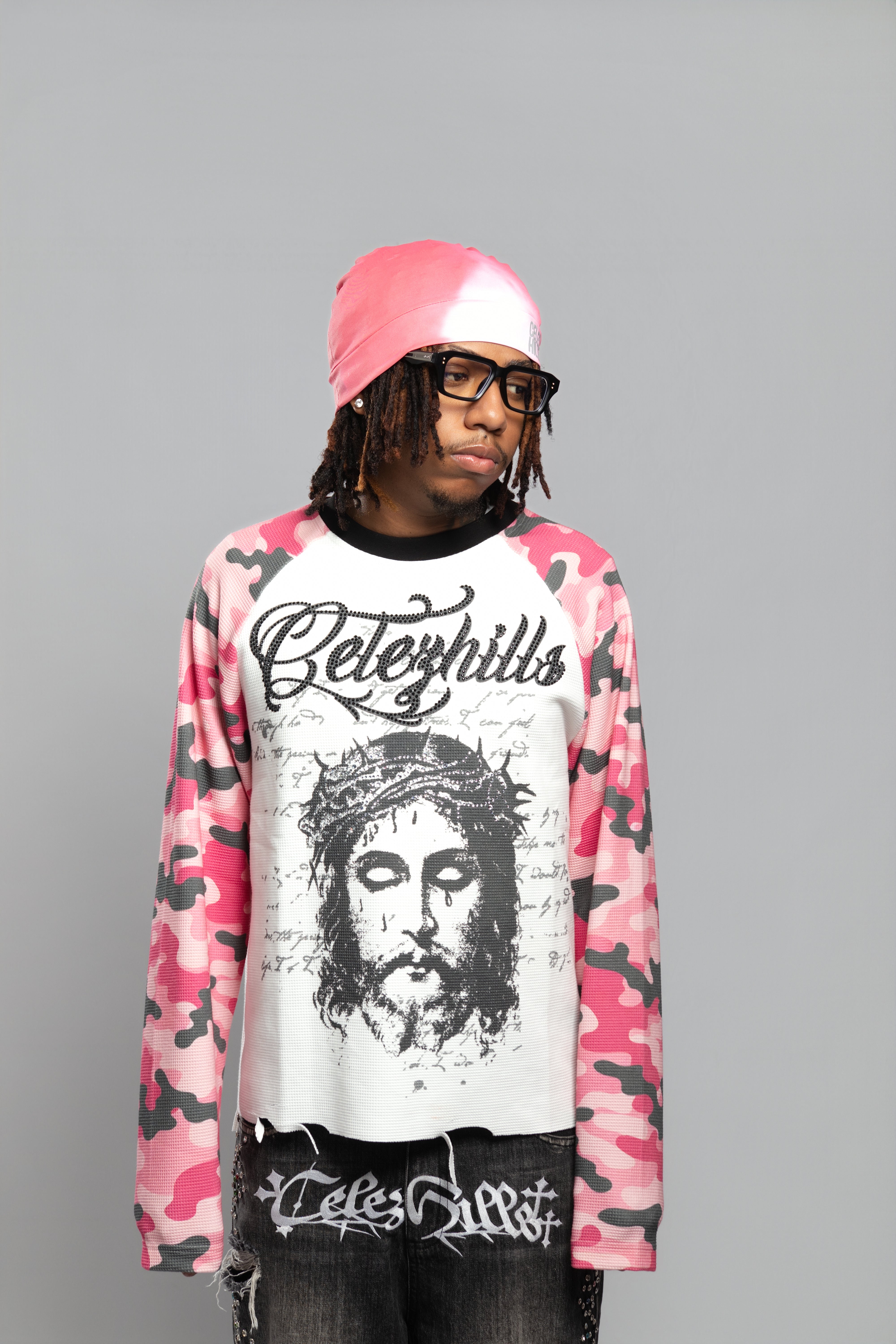 PINK CAMO JESUS THERMO-7