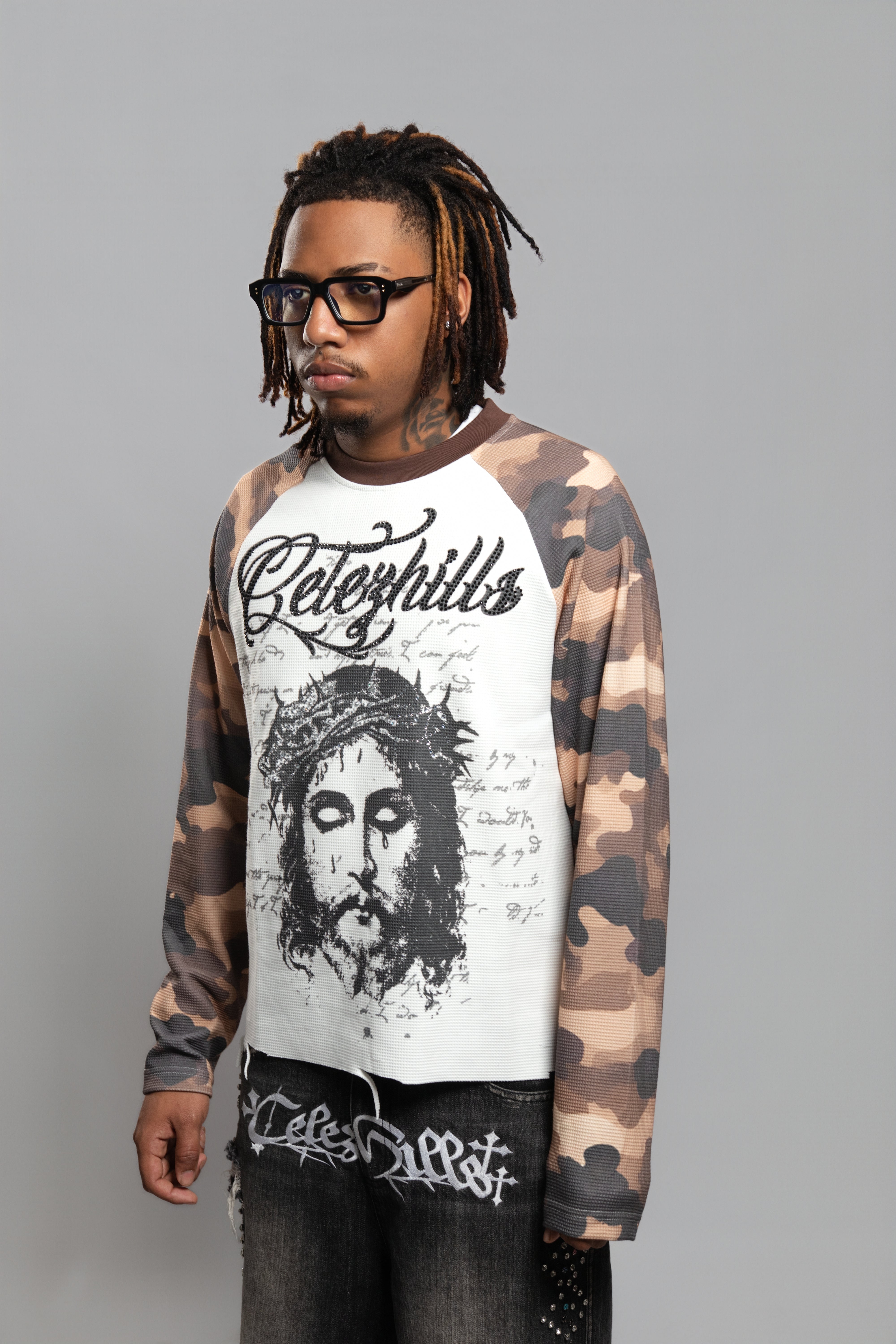 BROWN CAMO JESUS THERMO-6