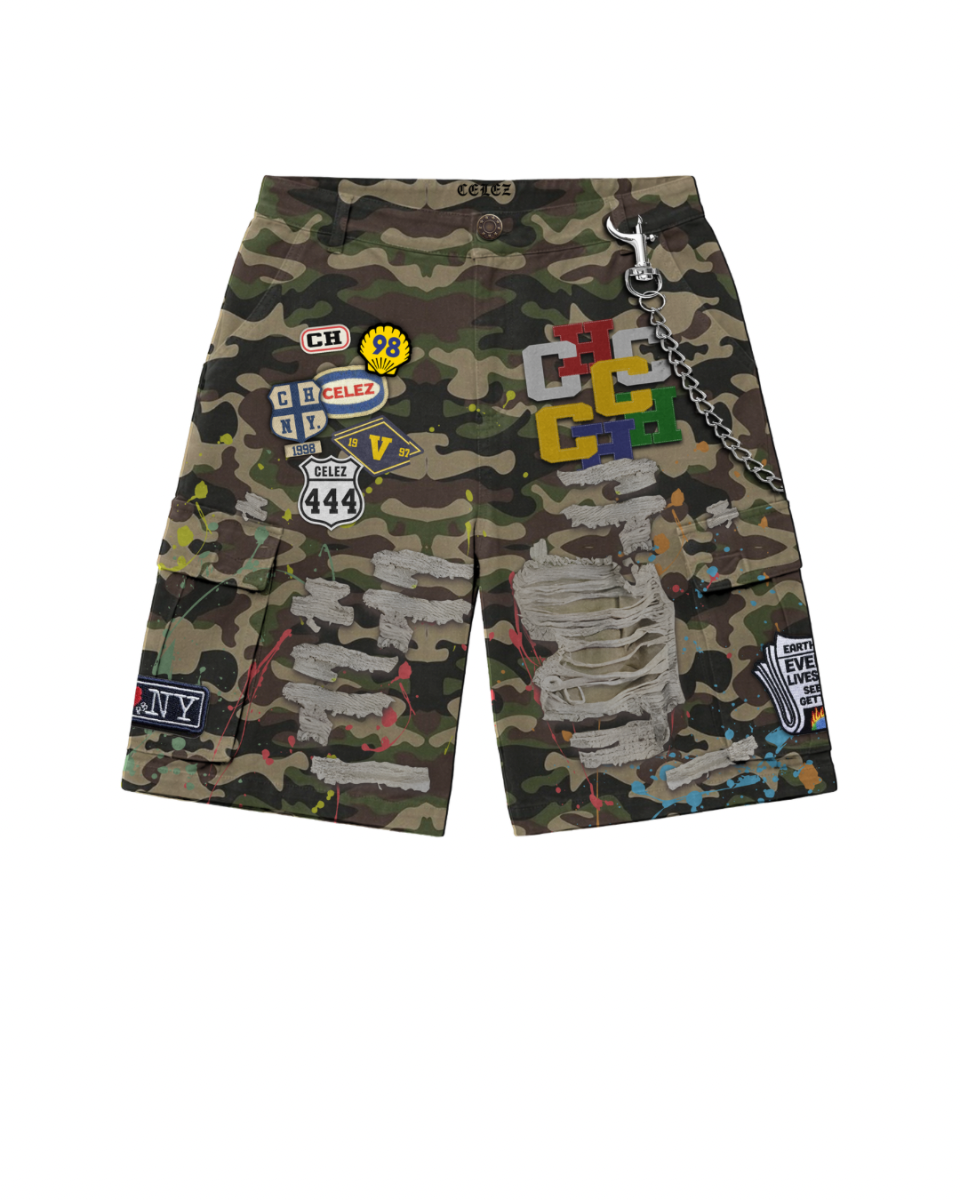 The "98 Riot" Camo Shorts