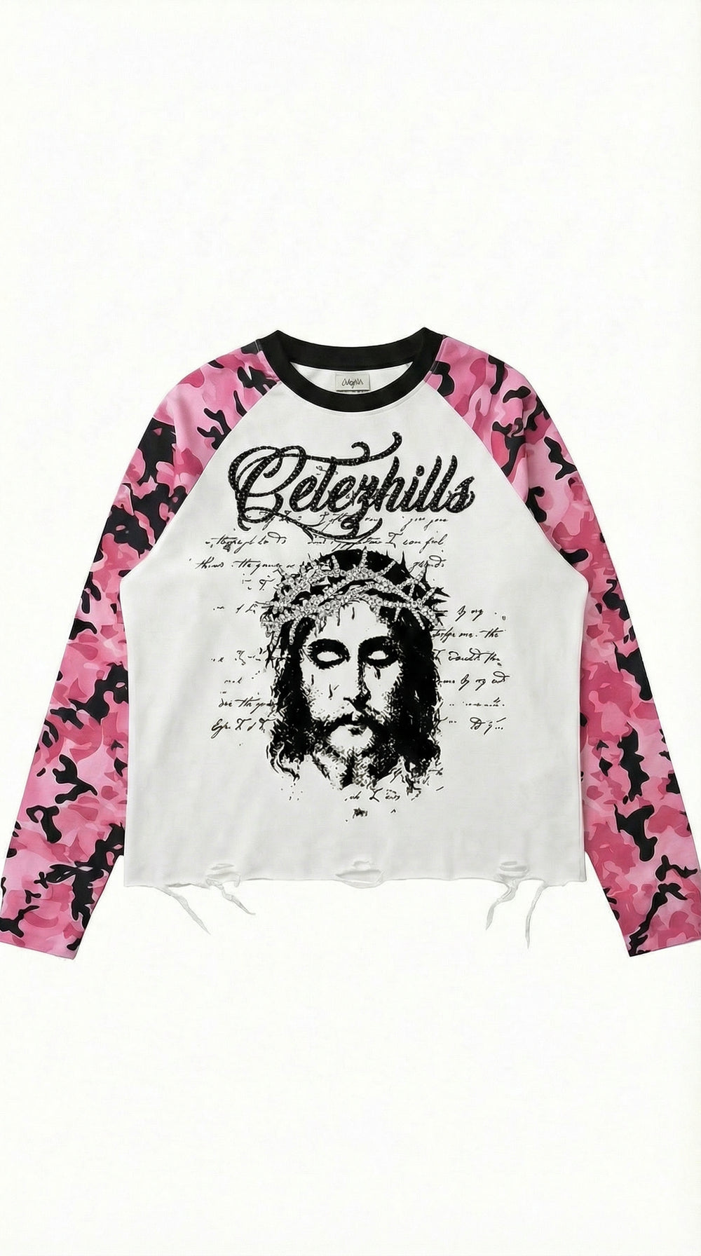 PINK CAMO JESUS THERMO LONG SLEEVE