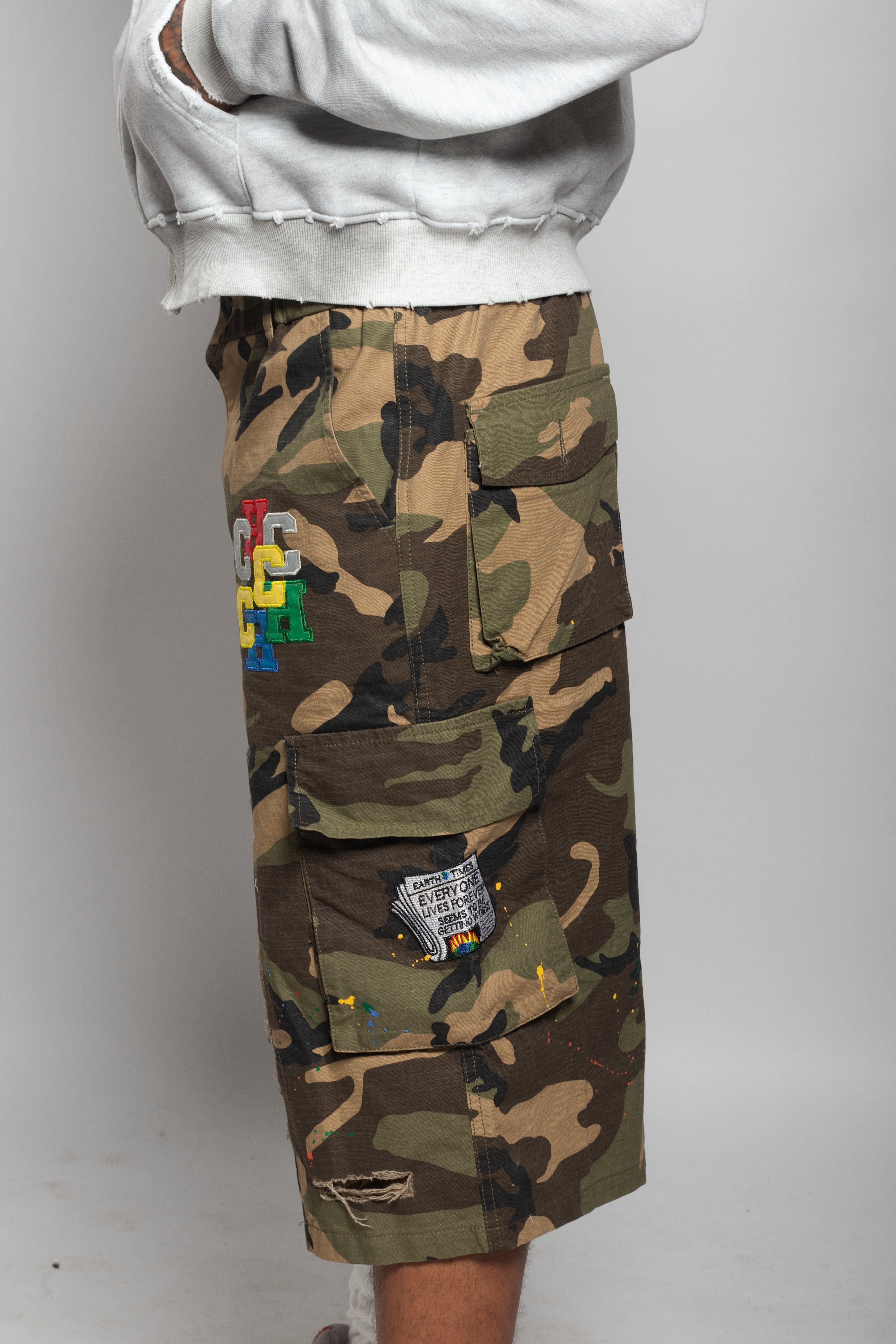 The "98 Riot" Camo Shorts-5